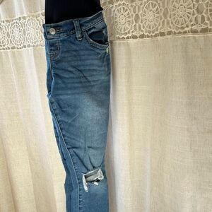 Maternity Abercrombie & Fitch Blue Ripped Boyfriend Jeans